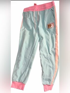 Teddy Fresh Ripndip BFF Sweat Pants‎ Size Large Blue Pink Joggers